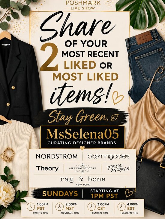 LIVE Dresses & Skirts - MsSelena05 is on Poshmark live! Share out:Stay Green:Be Kind!